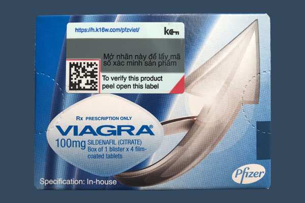Phân biệt Viagra hàng xịn hộp 4 viên thật giả