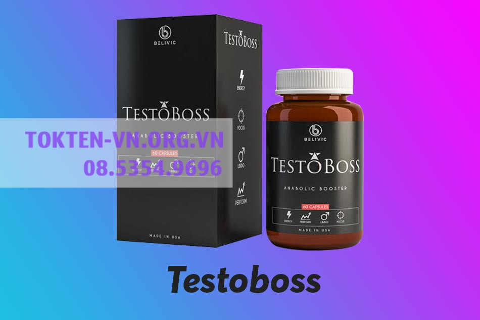 Tem chống giả bên ngoài hộp Testoboss